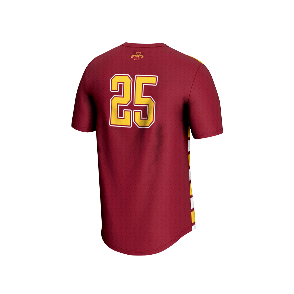 GameDay Greats #25 Cardinal Iowa State Cyclones Lightweight Soccer Fashion Jersey