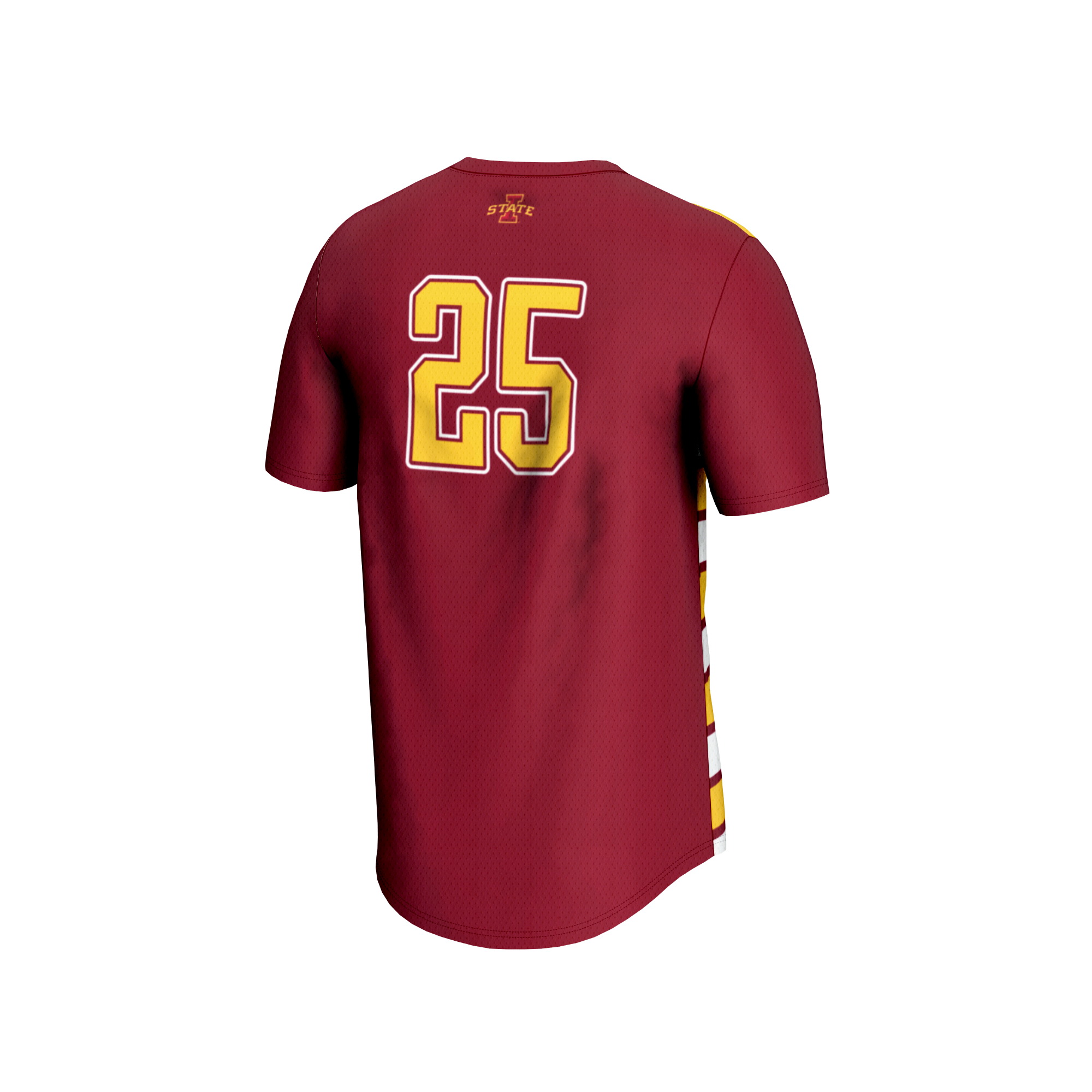 GameDay Greats #25 Cardinal Iowa State Cyclones Lightweight Soccer Fashion Jersey