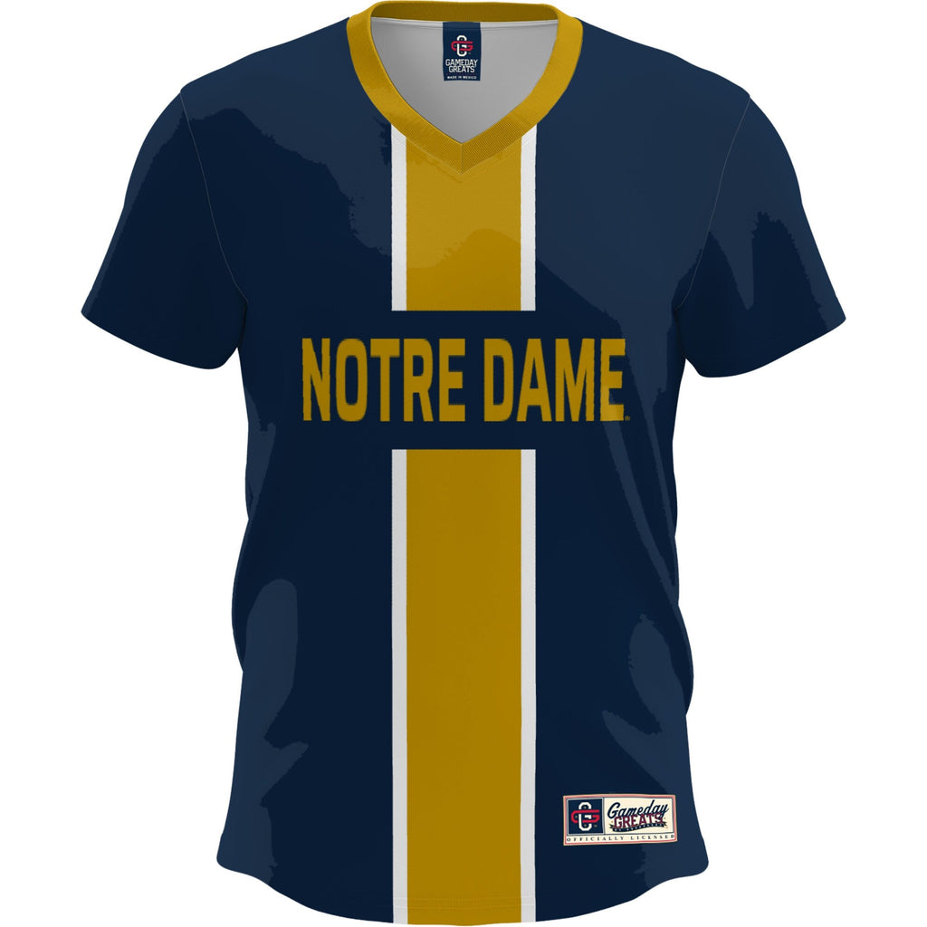 GameDay Greats Navy Notre Dame Fighting Irish Lightweight Soccer Fashion Jersey