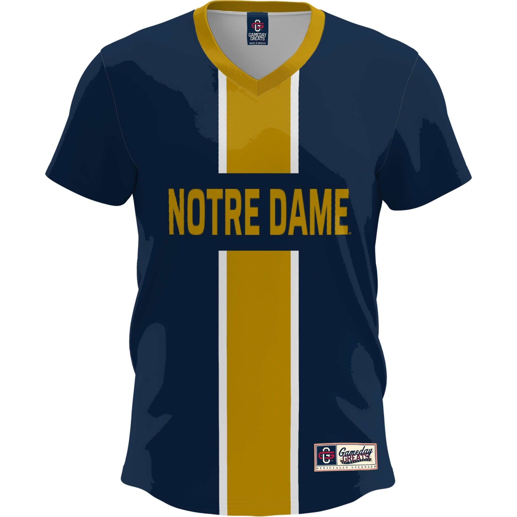 GameDay Greats Navy Notre Dame Fighting Irish Lightweight Soccer Fashion Jersey