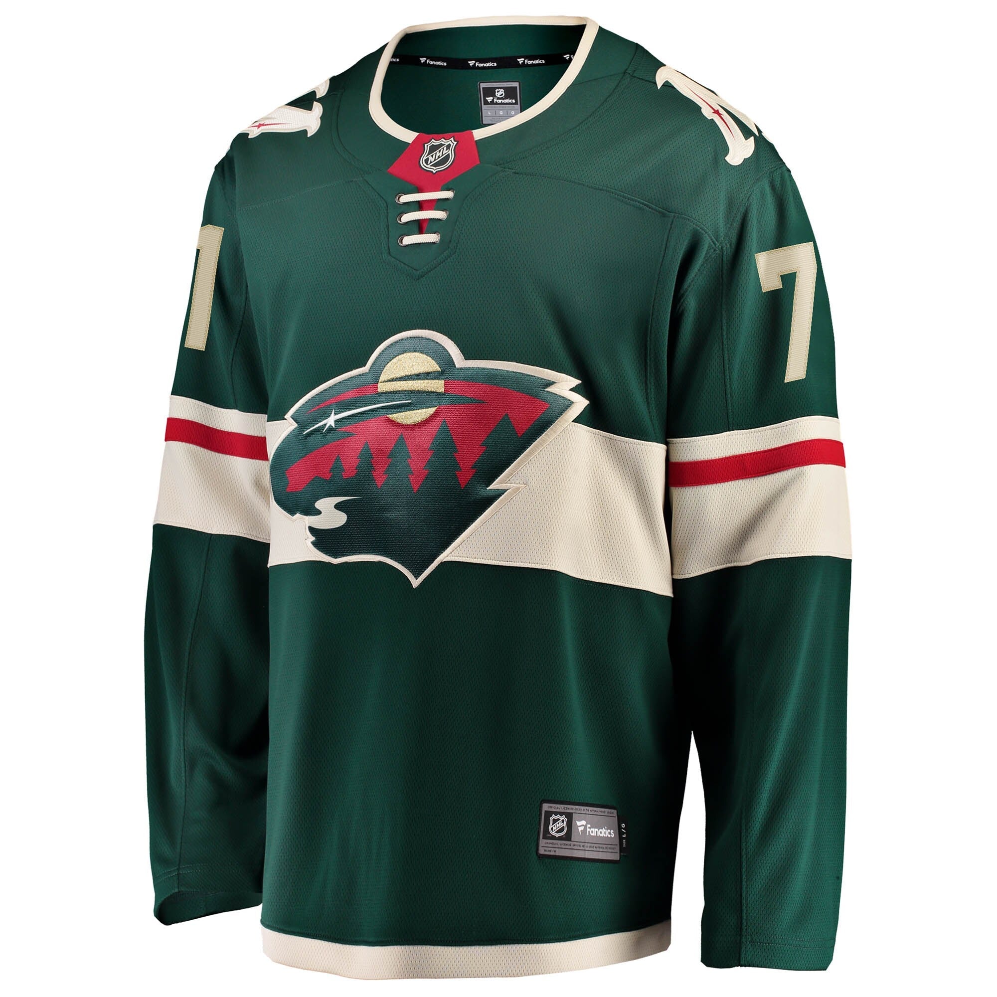 Minnesota Wild Nick Foligno Fanatics Green Home Breakaway Jersey