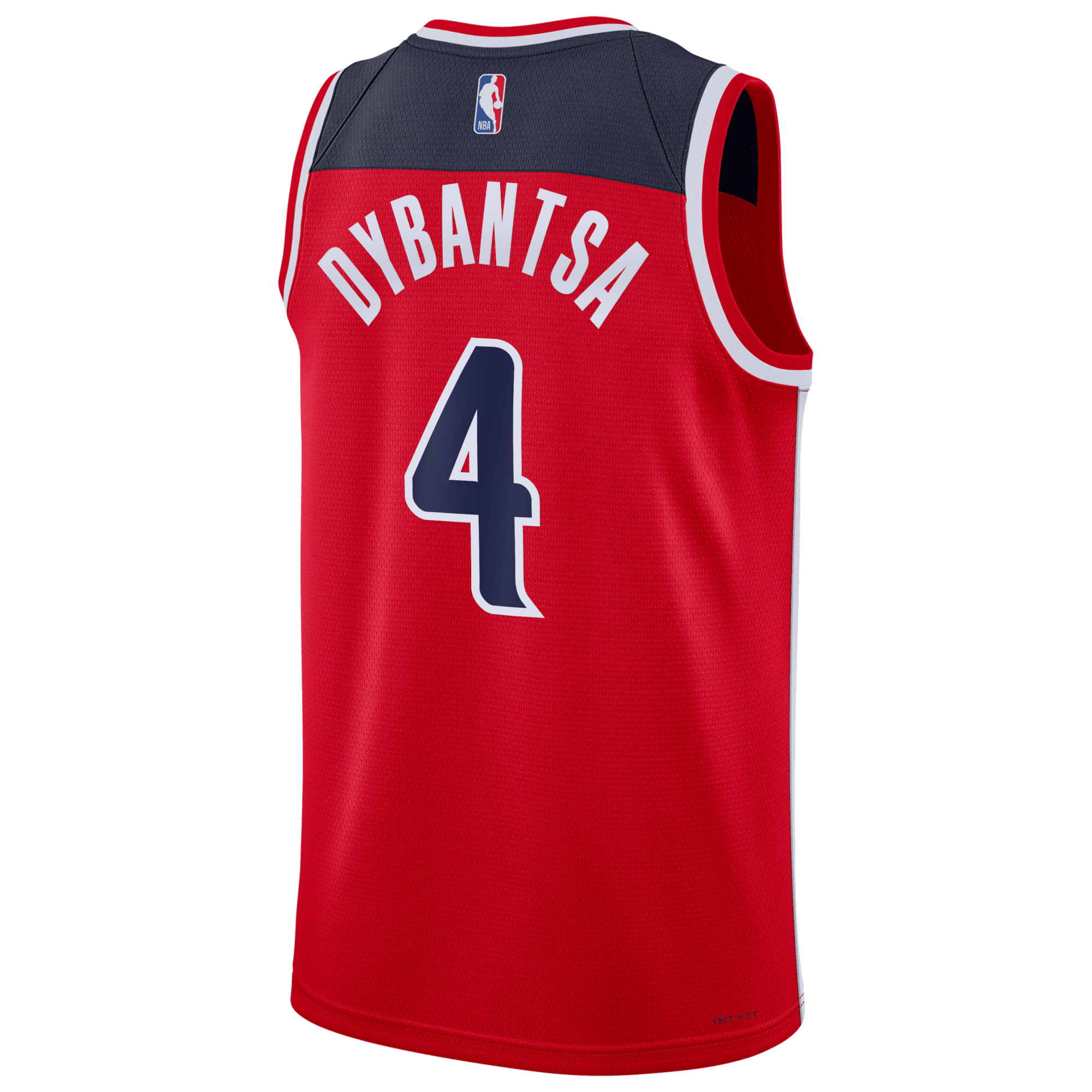 Washington Wizards Nike Icon Swingman Jersey - Red - AJ Dybantsa