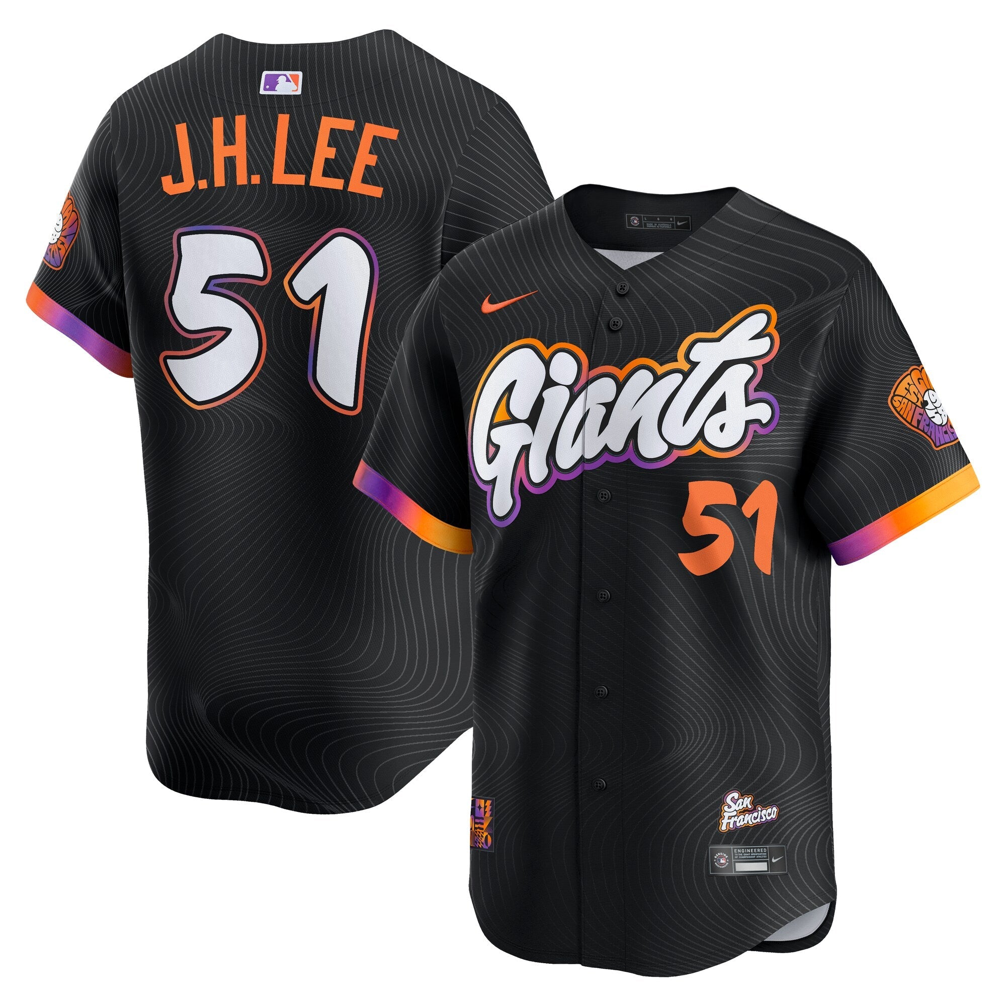 San Francisco Giants Jung Hoo Lee Nike Black 2025 City Connect Limited Jersey