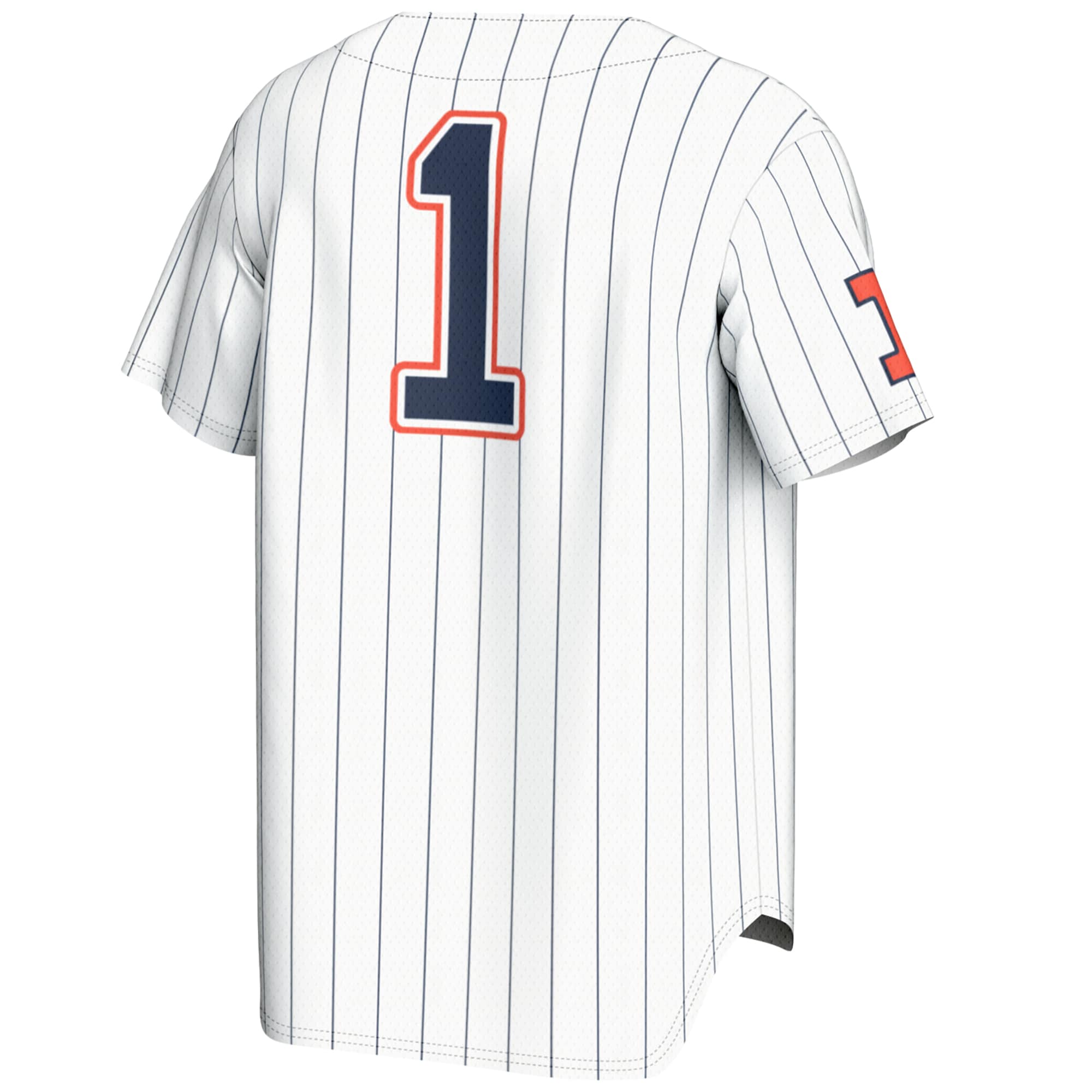 GameDay Greats #1 White Illinois Fighting Illini Lightweight Baseball Jersey