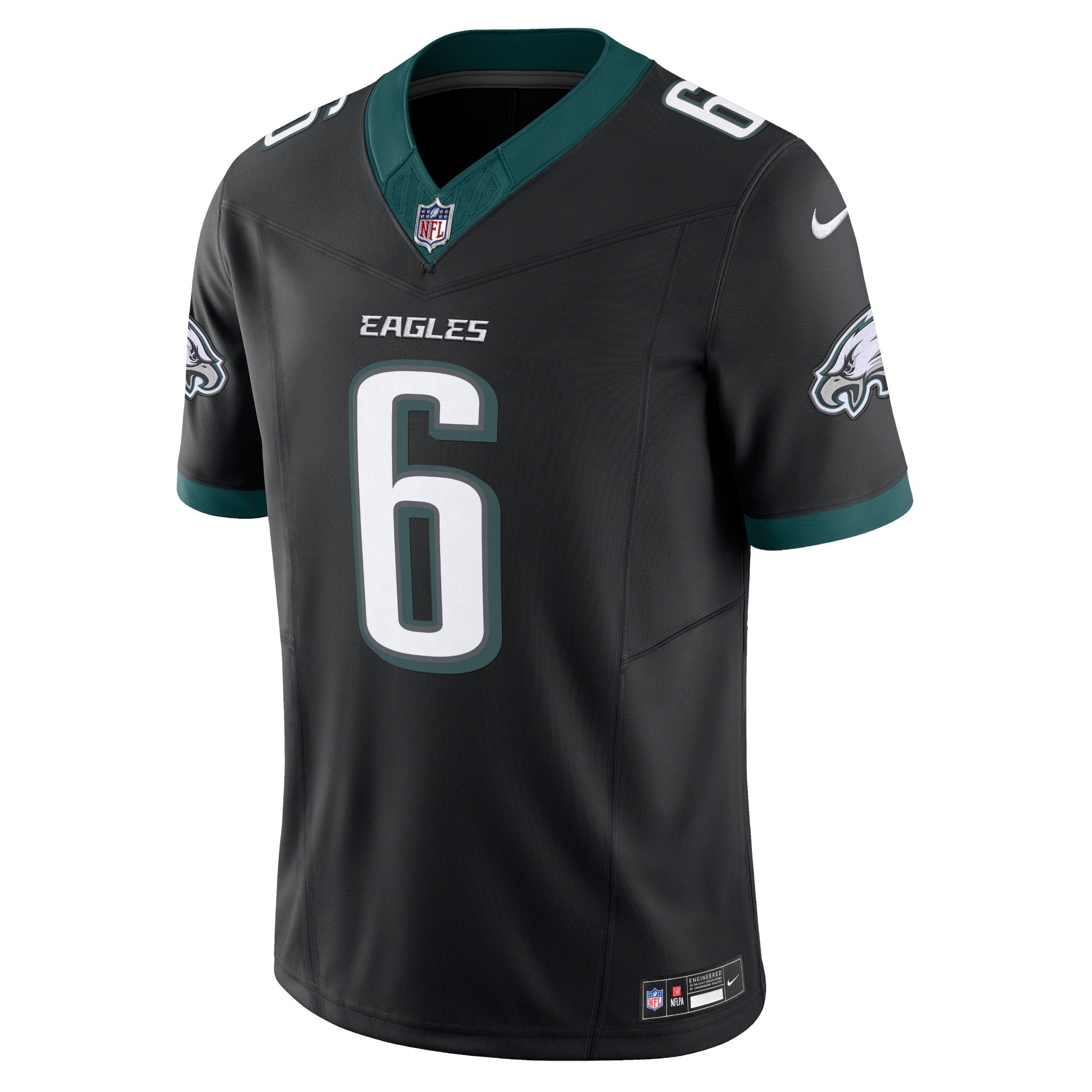 Philadelphia Eagles DeVonta Smith Nike Black Alternate Vapor F.U.S.E. Limited Jersey