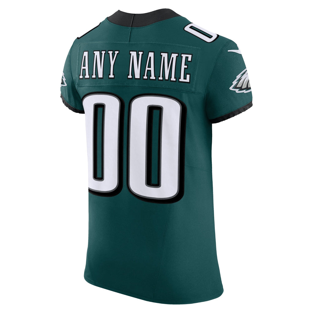 Philadelphia Eagles Nike Midnight Green Team Vapor F.U.S.E. Elite Custom Jersey
