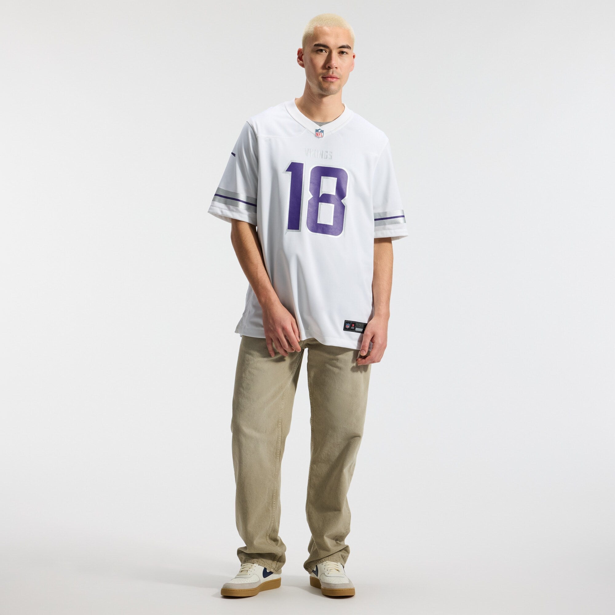 Minnesota Vikings Justin Jefferson Nike White Alternate Game Player Jersey