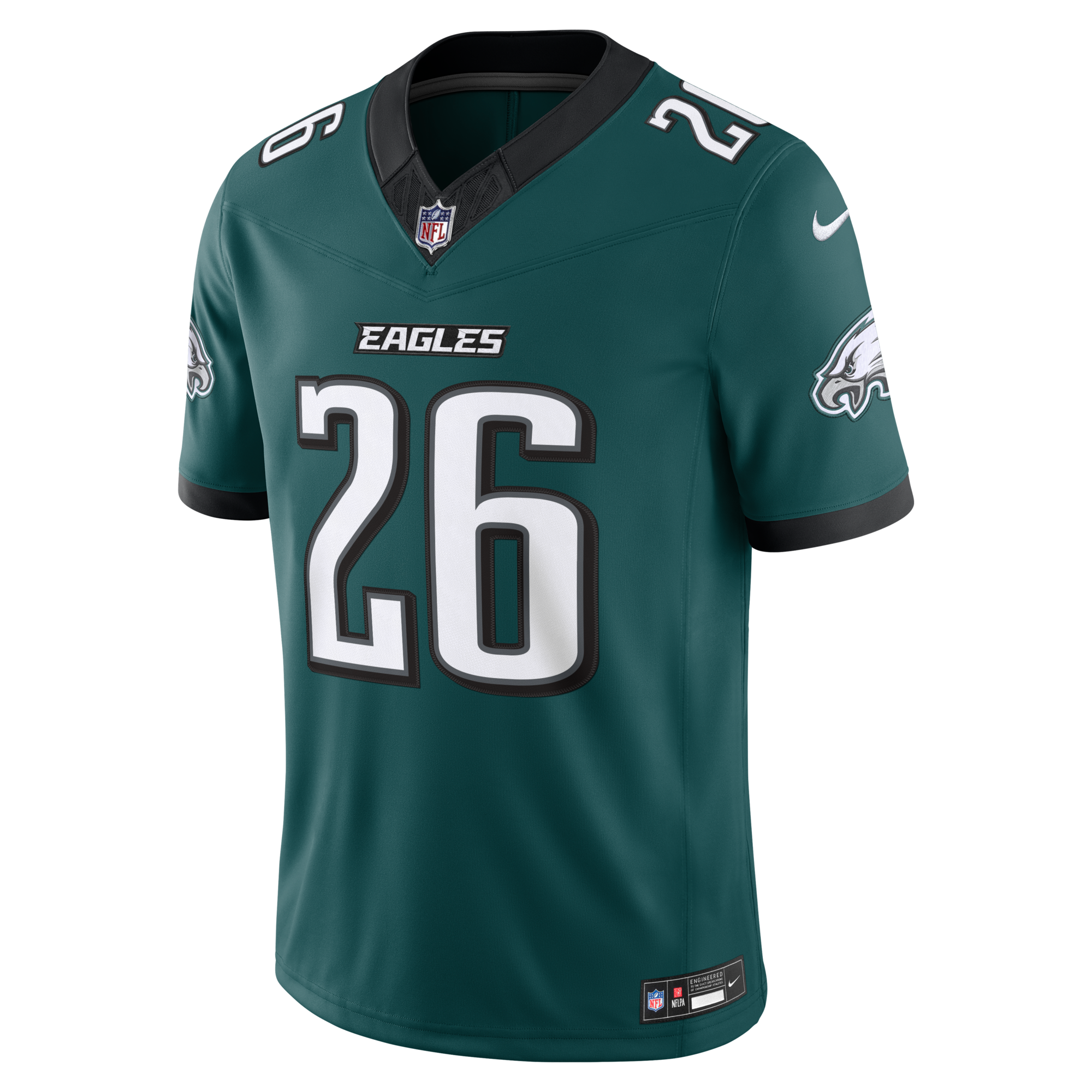 Philadelphia Eagles Saquon Barkley Nike Midnight Green Team Vapor F.U.S.E. Stitched Limited Jersey