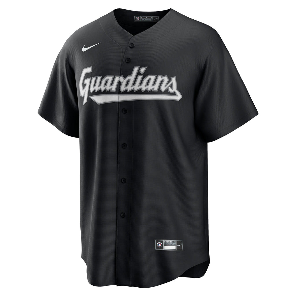 Cleveland Guardians Nike Black Replica Jersey