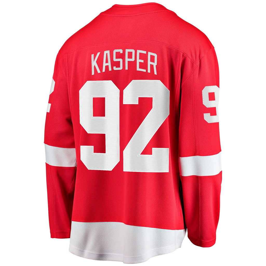 Detroit Red Wings Marco Kasper Fanatics Red Home Breakaway Jersey