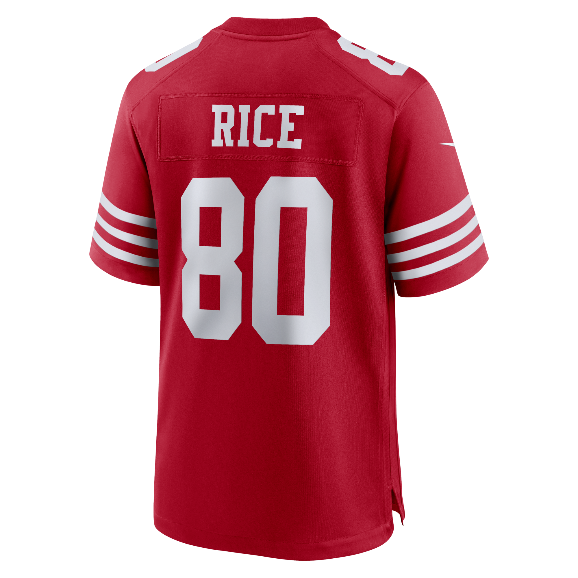 San Francisco 49ers Jerry Rice Nike Scarlet Retired Team Player Game Jersey