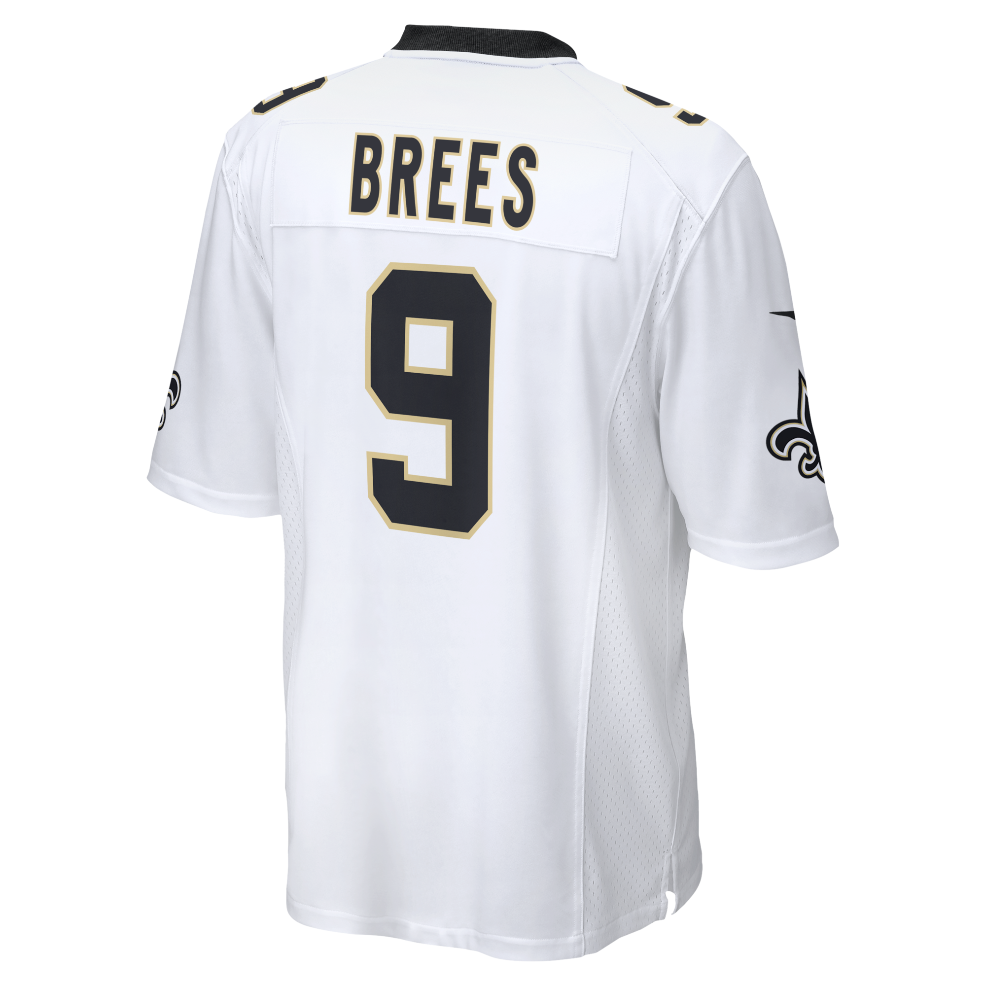 New Orleans Saints Drew Brees Nike White Game Jersey
