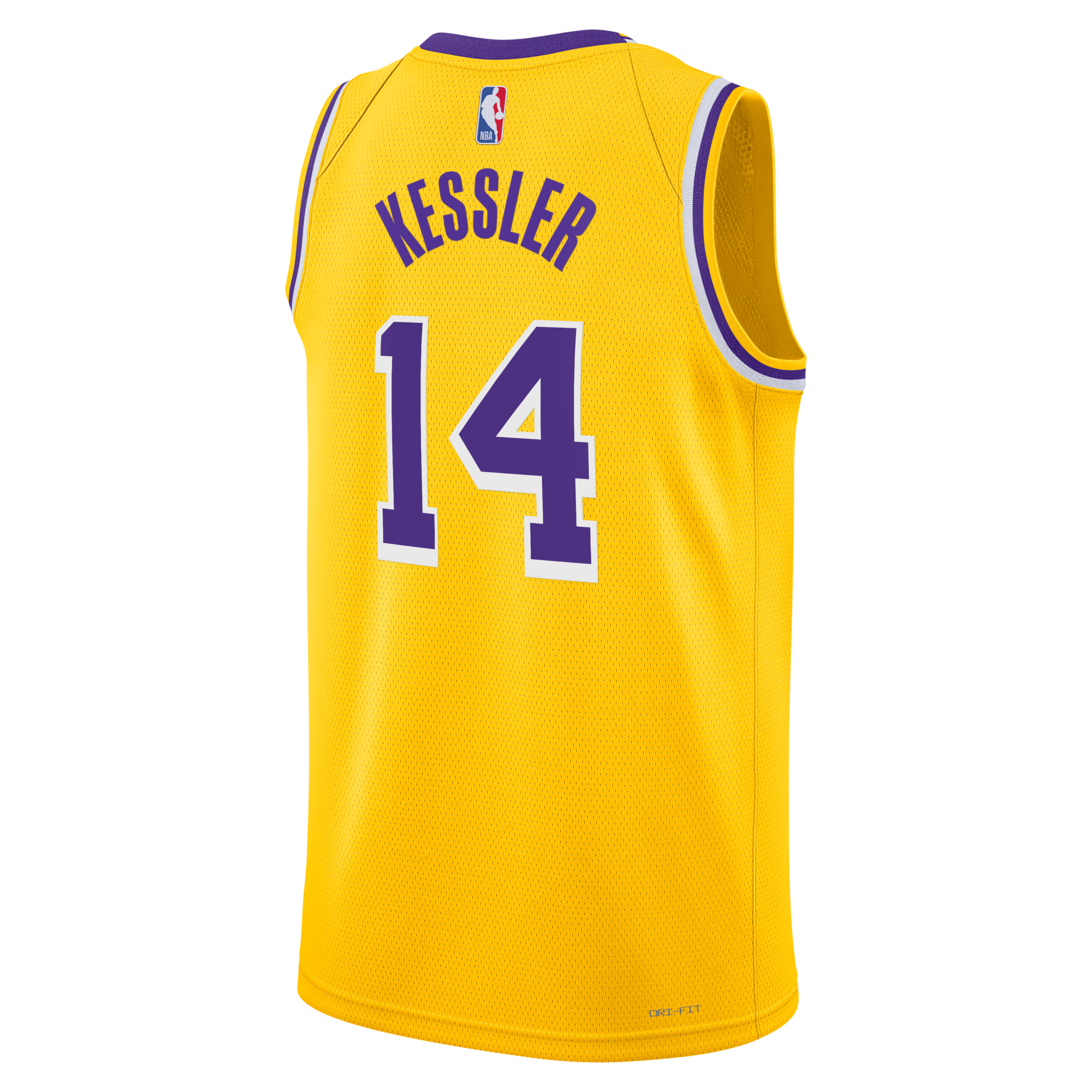 Los Angeles Lakers Nike Icon Edition Swingman Jersey - Gold - Walker Kessler