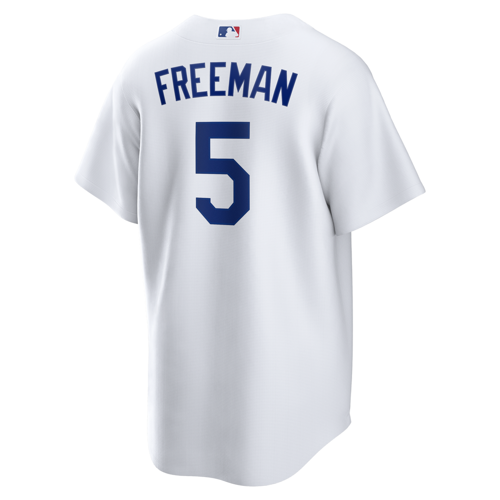 Los Angeles Dodgers Freddie Freeman Nike White Home Replica Jersey