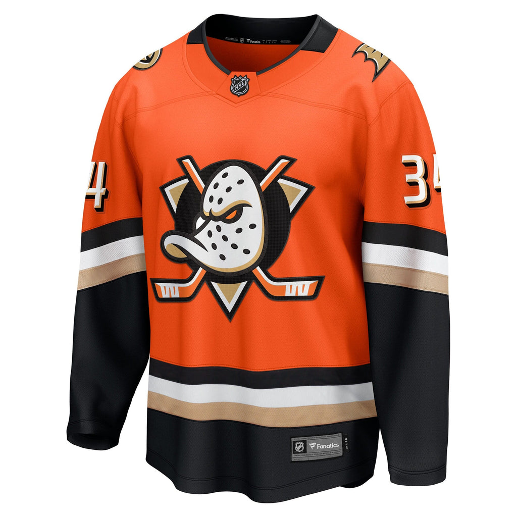 Anaheim Ducks Petr Mrazek Fanatics Orange Home Breakaway Jersey