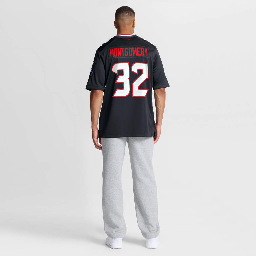 Houston Texans David Montgomery Nike Navy Game Jersey