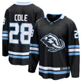 Utah Mammoth Ian Cole Fanatics Black Home Breakaway Player Jersey