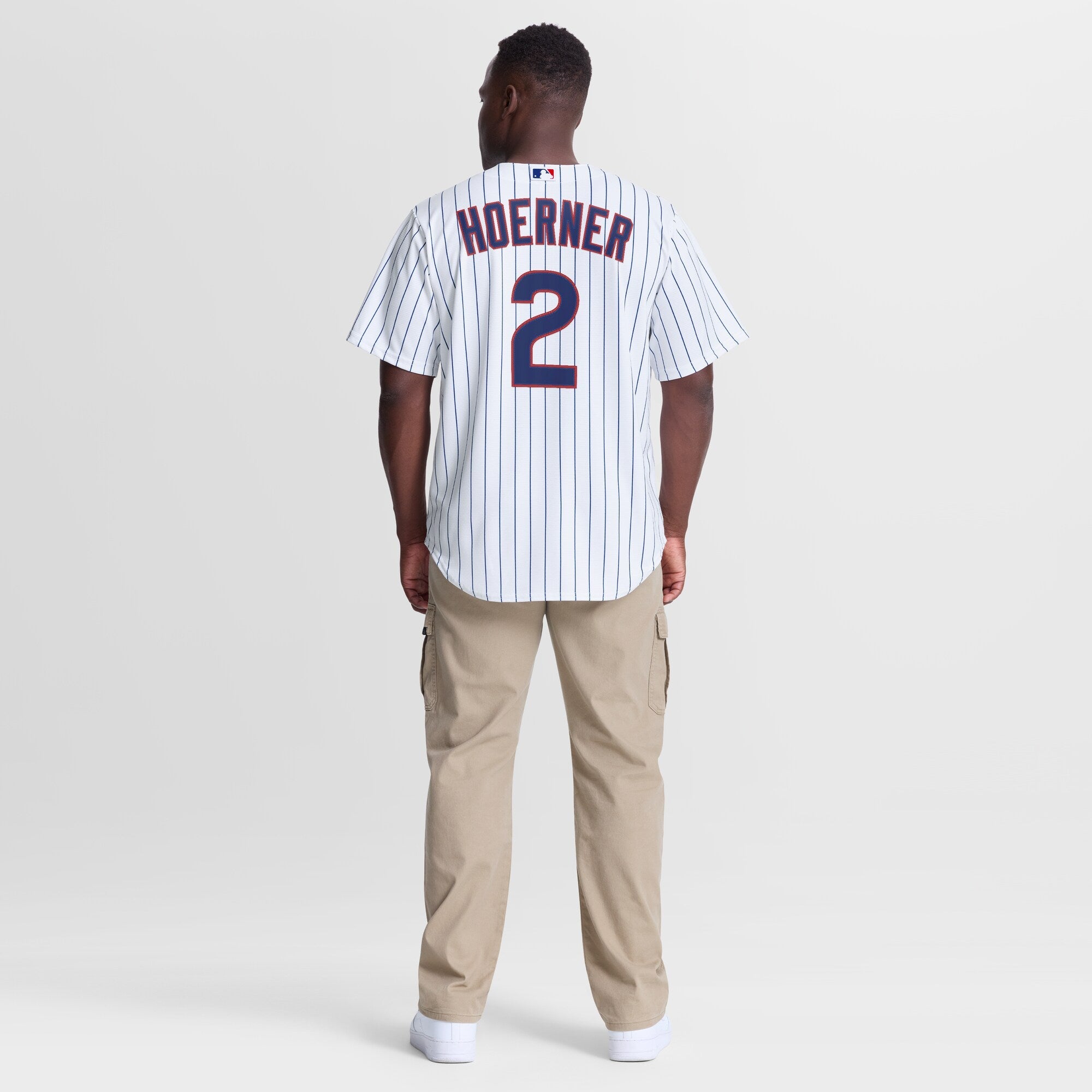 Chicago Cubs Nico Hoerner Nike White Home Replica Jersey