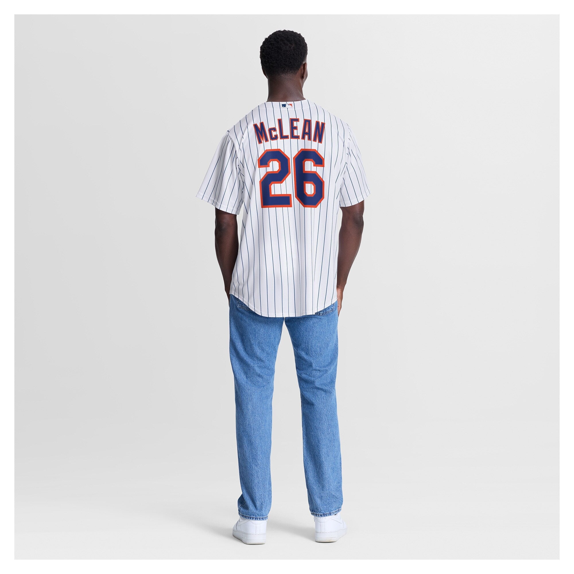 New York Mets Nolan McLean Nike White Home Replica Jersey