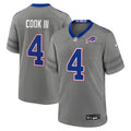 Buffalo Bills James Cook III Nike Gray Nickel City Game Jersey