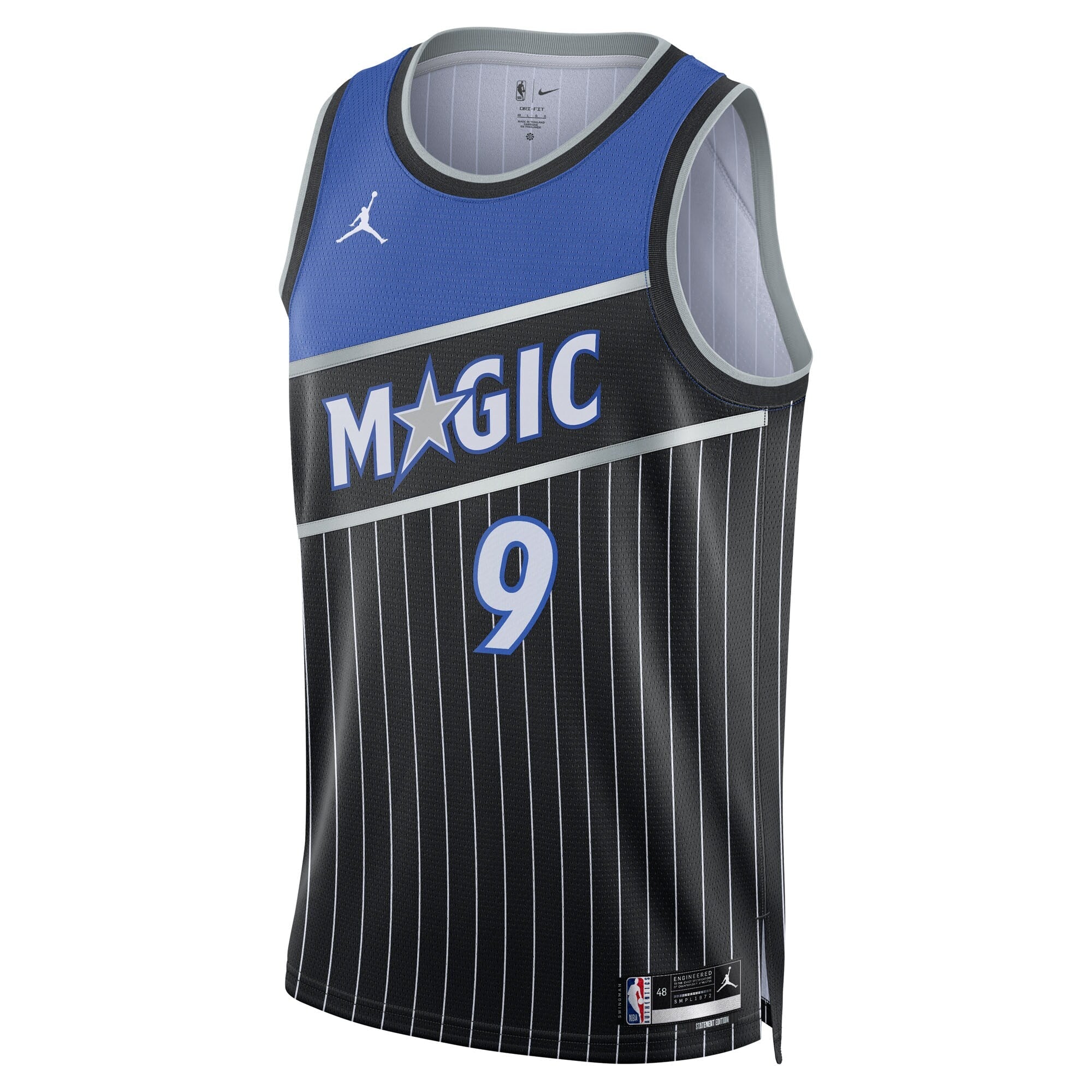 Orlando Magic Jordan Brand Statement Edition Jersey - Black - Nikola Vu?evi?