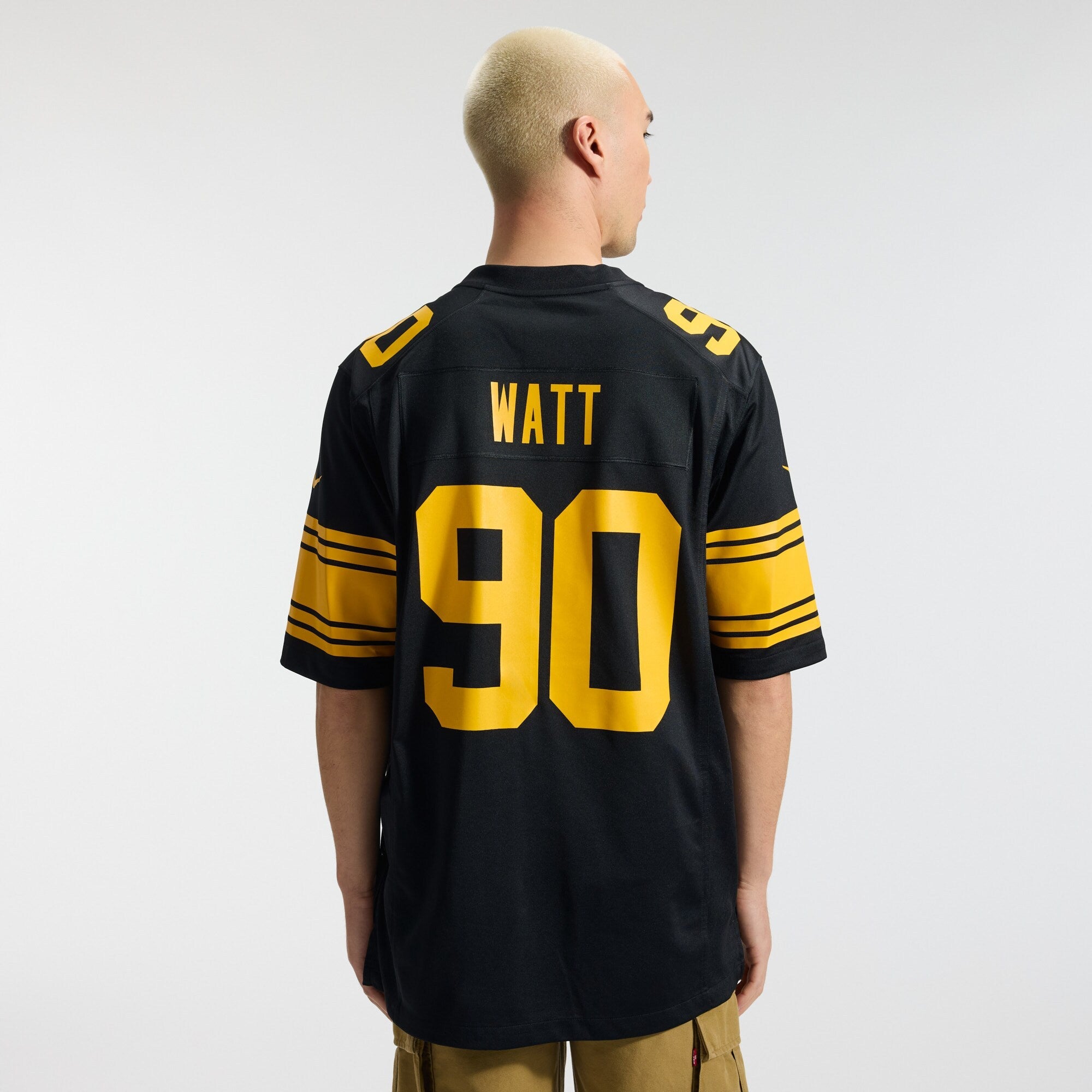 Pittsburgh Steelers T.J. Watt Nike Black Alternate Game Jersey