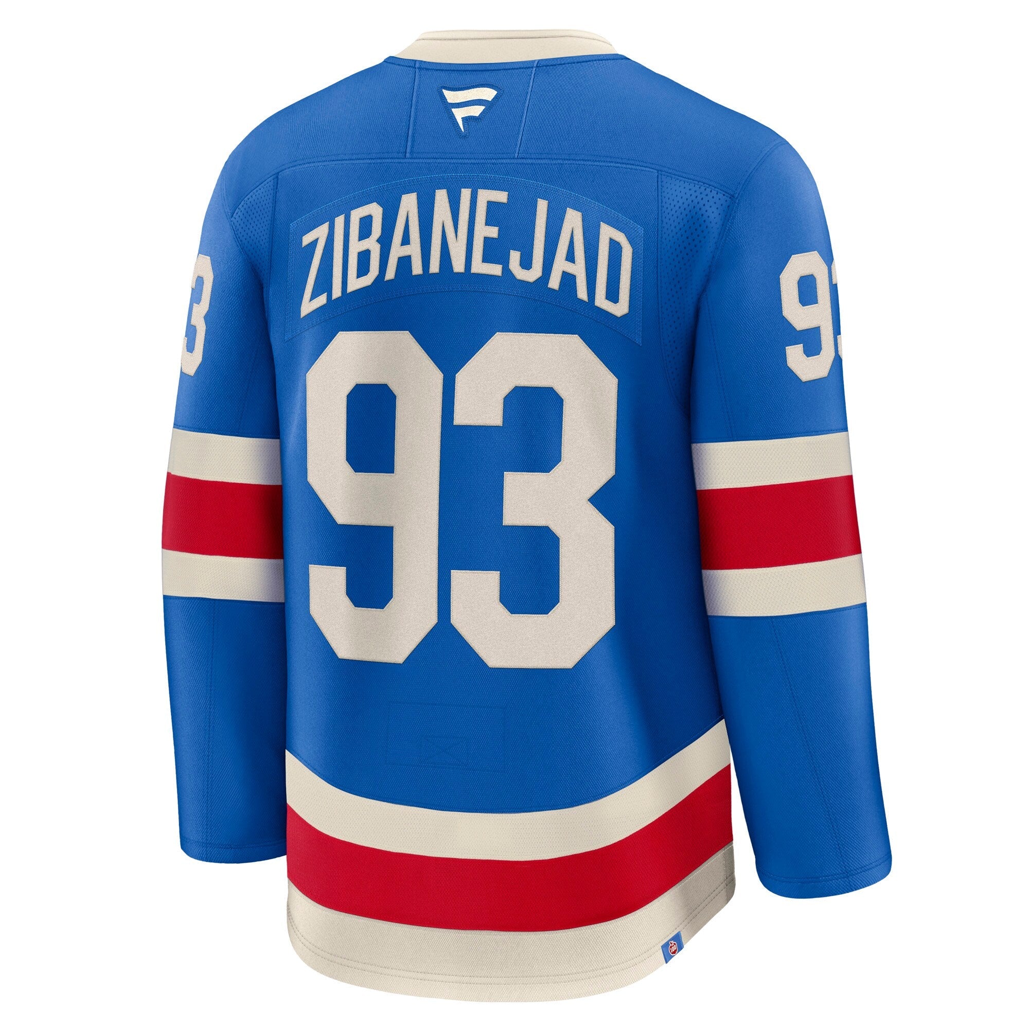 New York Rangers Mika Zibanejad Fanatics Blue Centennial Premium Jersey