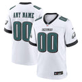 Philadelphia Eagles Nike White White Custom Game Jersey