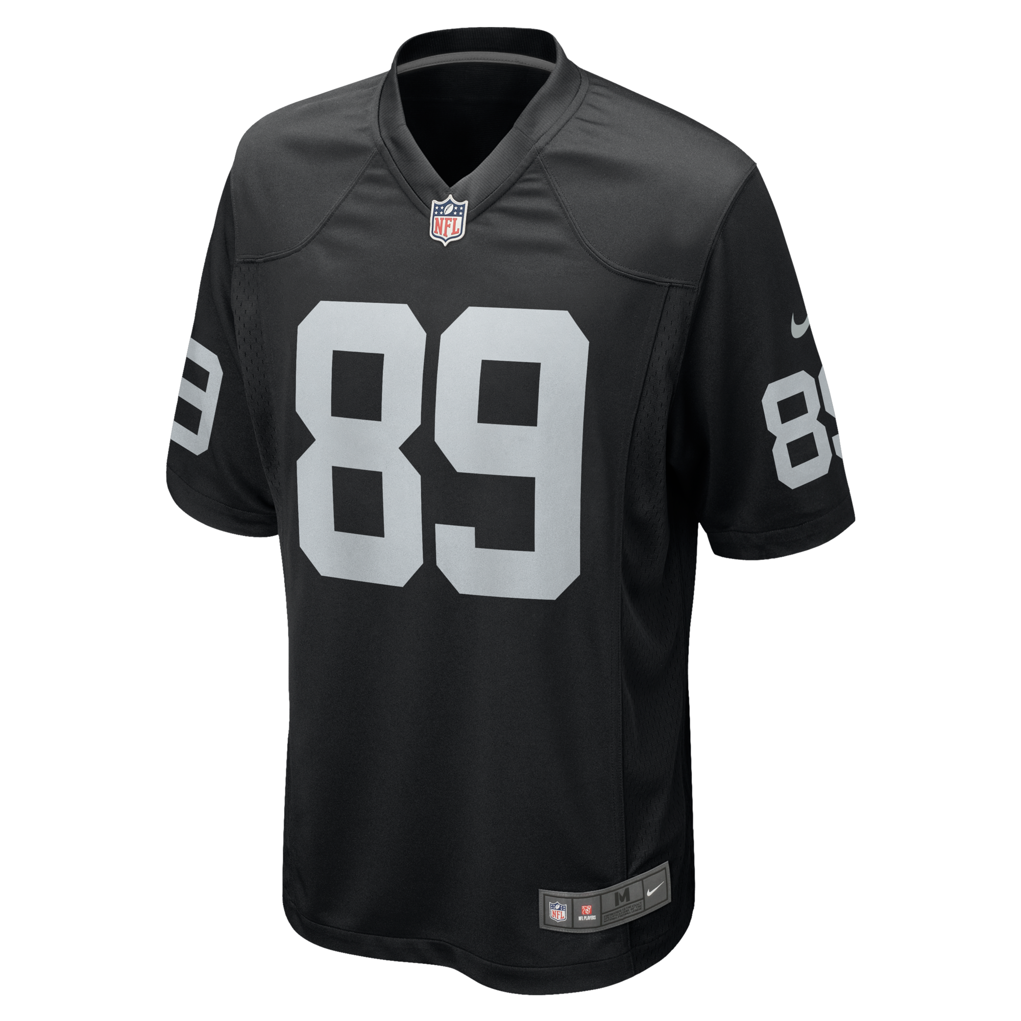 Las Vegas Raiders Brock Bowers Nike Black Player Game Jersey