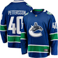 Vancouver Canucks Elias Pettersson Fanatics Blue Home Breakaway Jersey