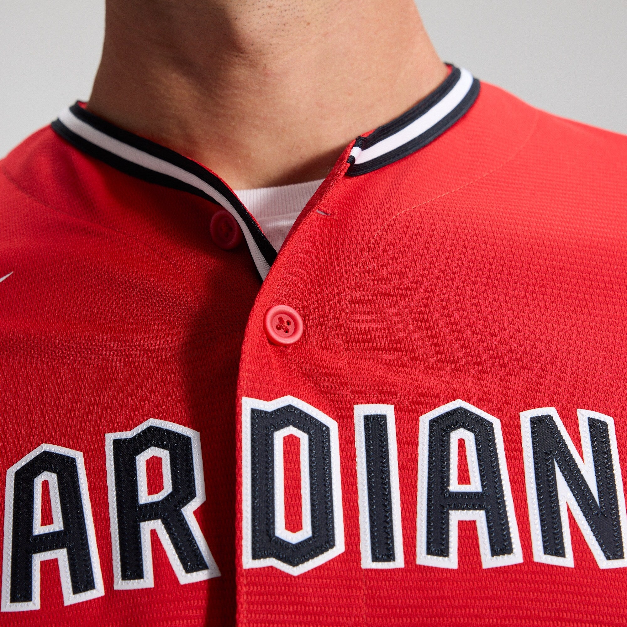 Cleveland Guardians Nike Red Alternate 2 Replica Jersey