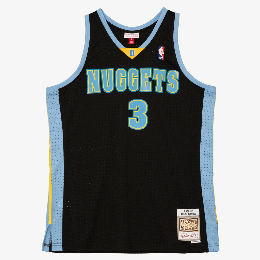 Denver Nuggets Mitchell & Ness Allen Iverson 2006 Reload Swingman Authentic Jersey - Black
