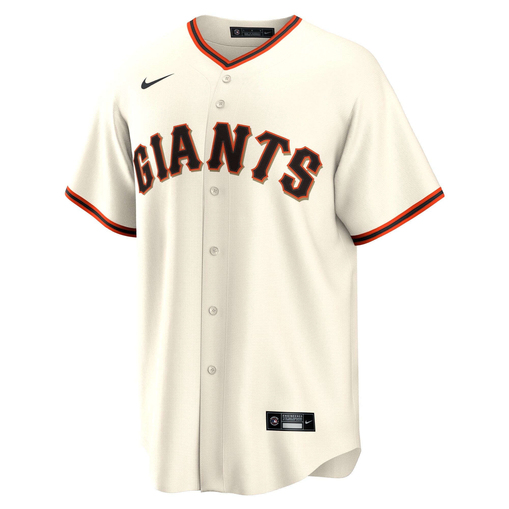 San Francisco Giants Willy Adames Nike Cream Home Replica Jersey