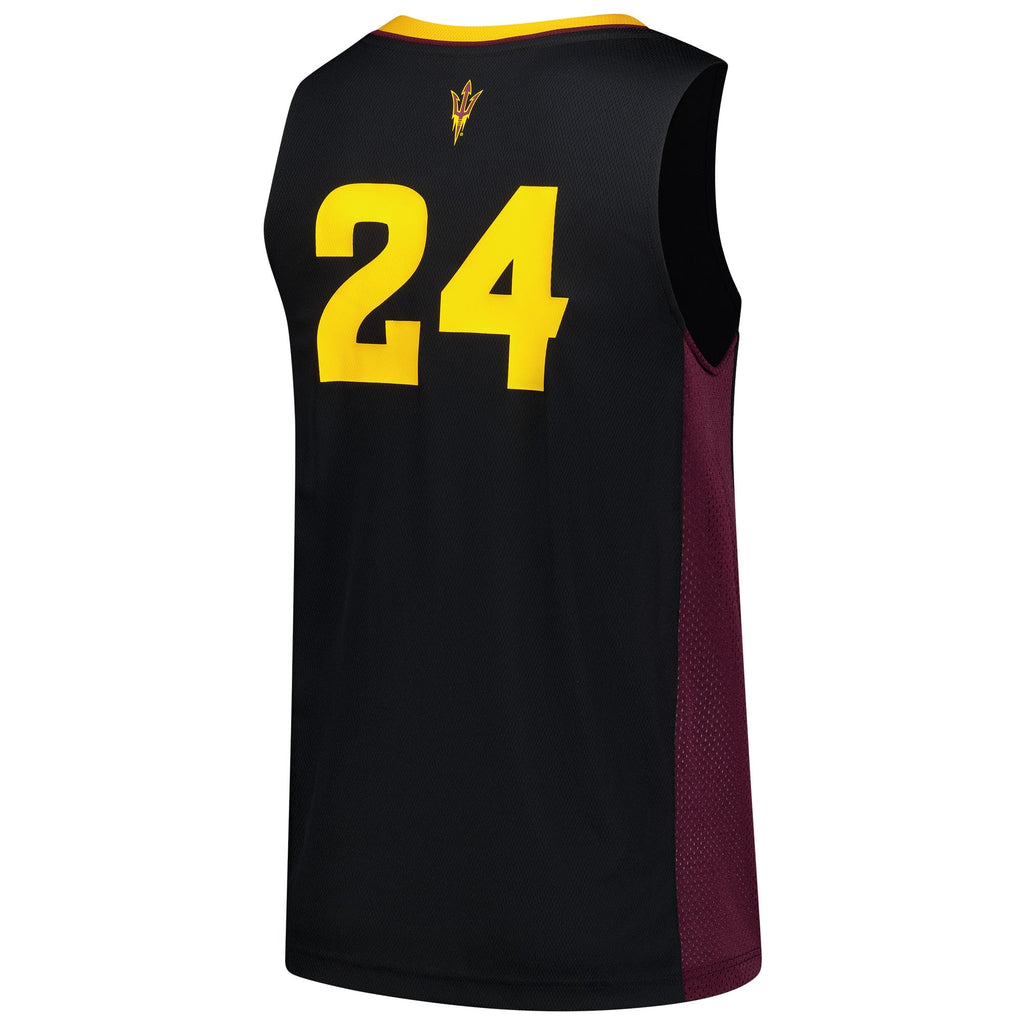 adidas #24 Black Arizona State Sun Devils Replica Swingman Jersey