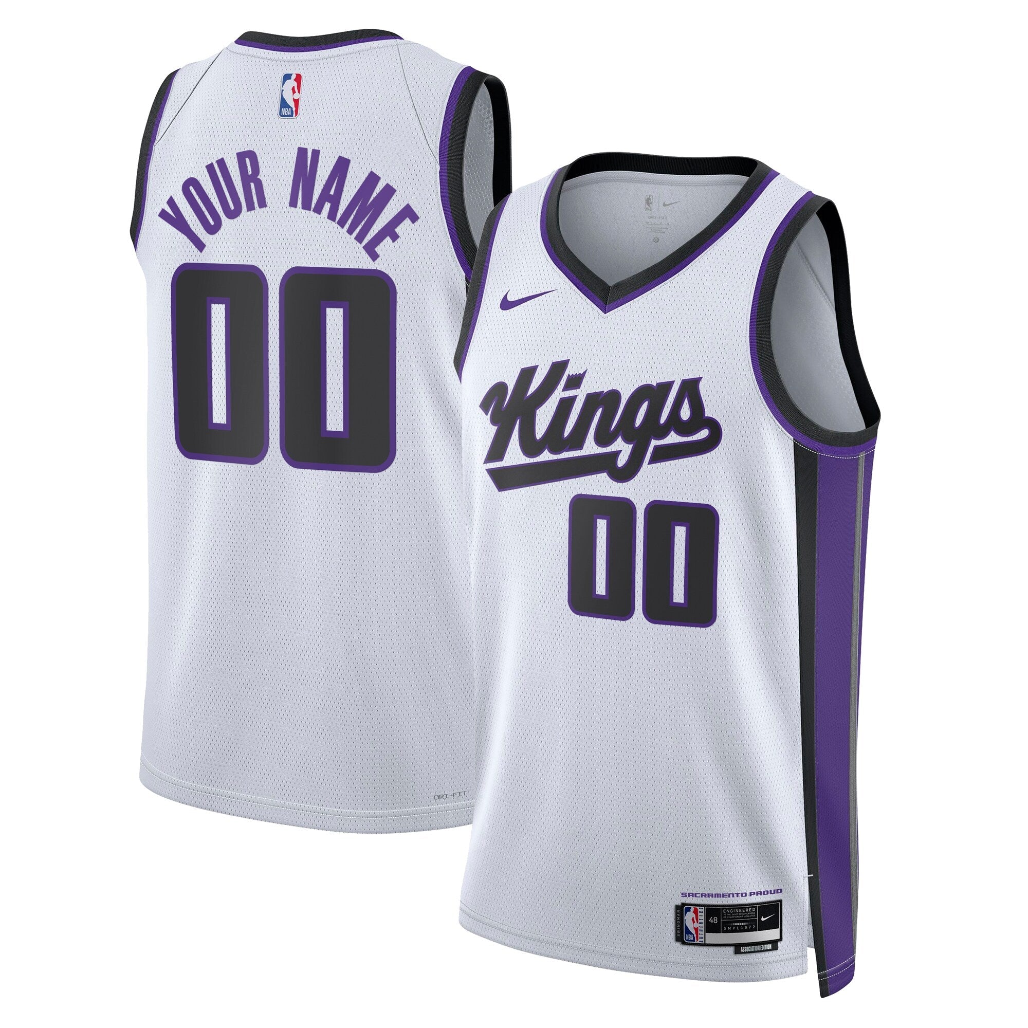 Sacramento Kings Nike Association Swingman Jersey - Custom