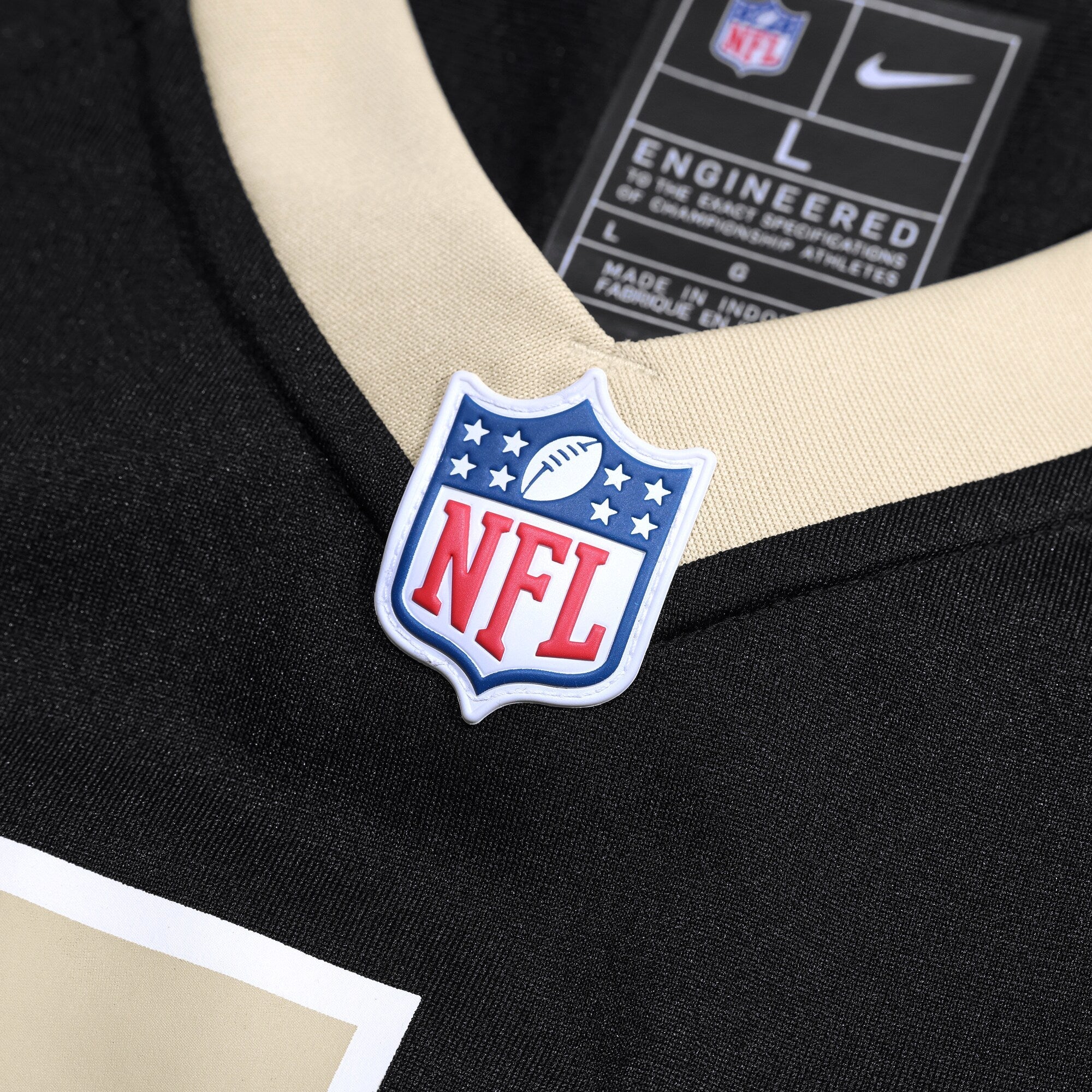 New Orleans Saints Travis Etienne Jr Nike Black Game Jersey
