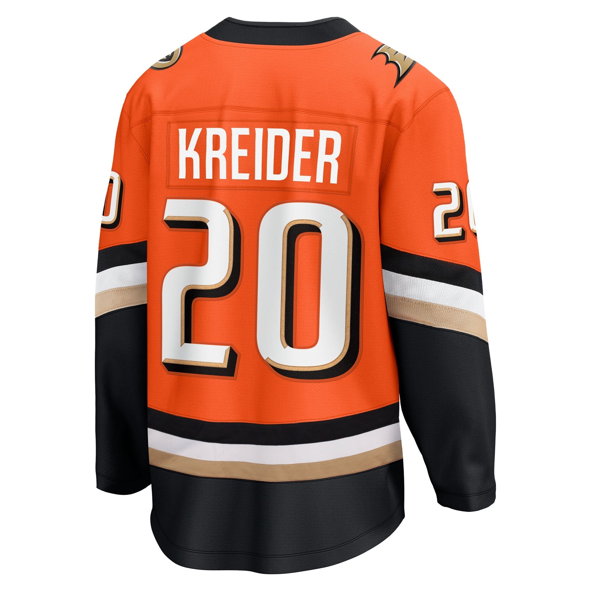 Anaheim Ducks Chris Kreider Fanatics Orange Home Breakaway Jersey