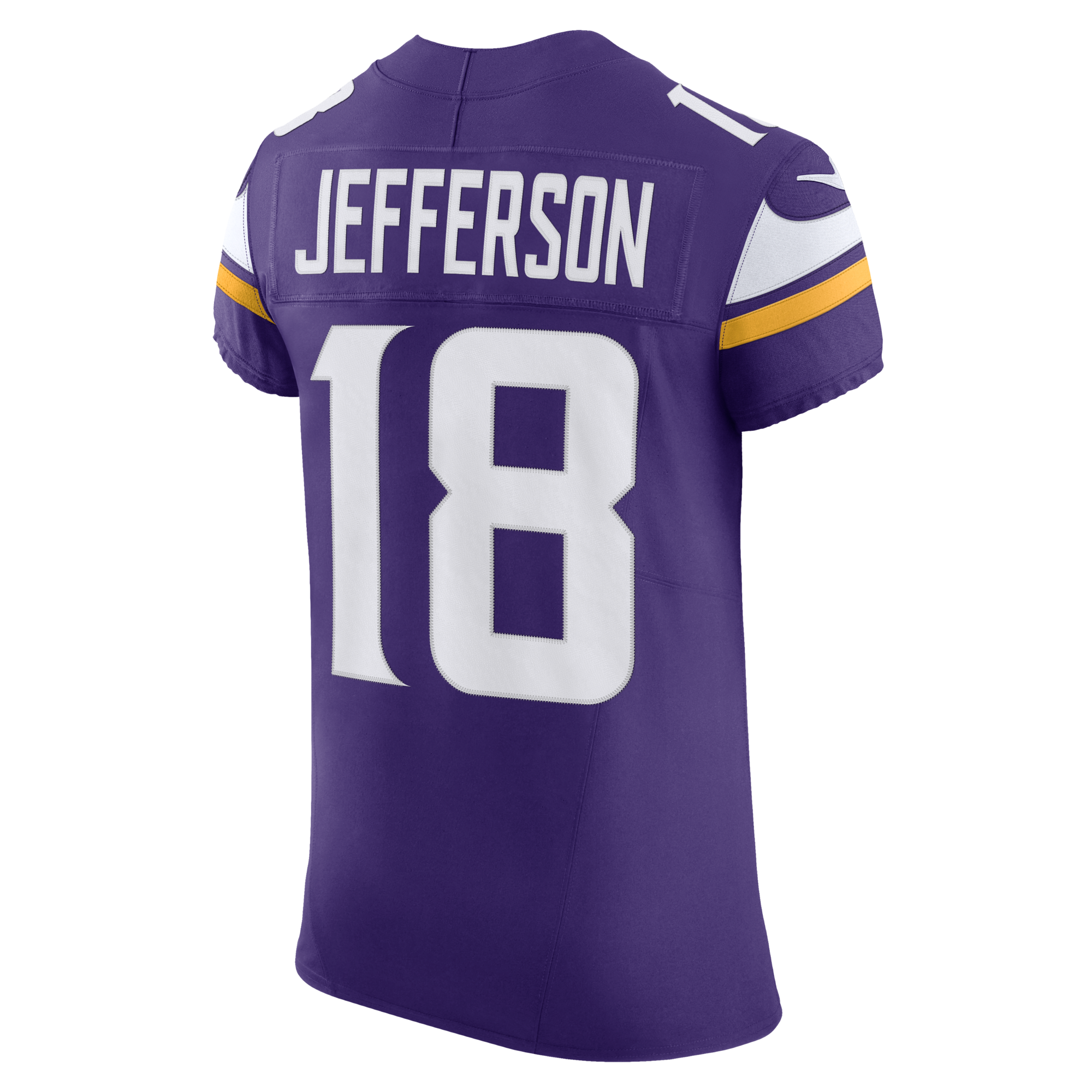 Minnesota Vikings Justin Jefferson Nike Purple Team Vapor F.U.S.E. Elite Jersey