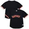 Mitchell & Ness Black Florida Gators On The Clock Full-Button Fashion Jersey