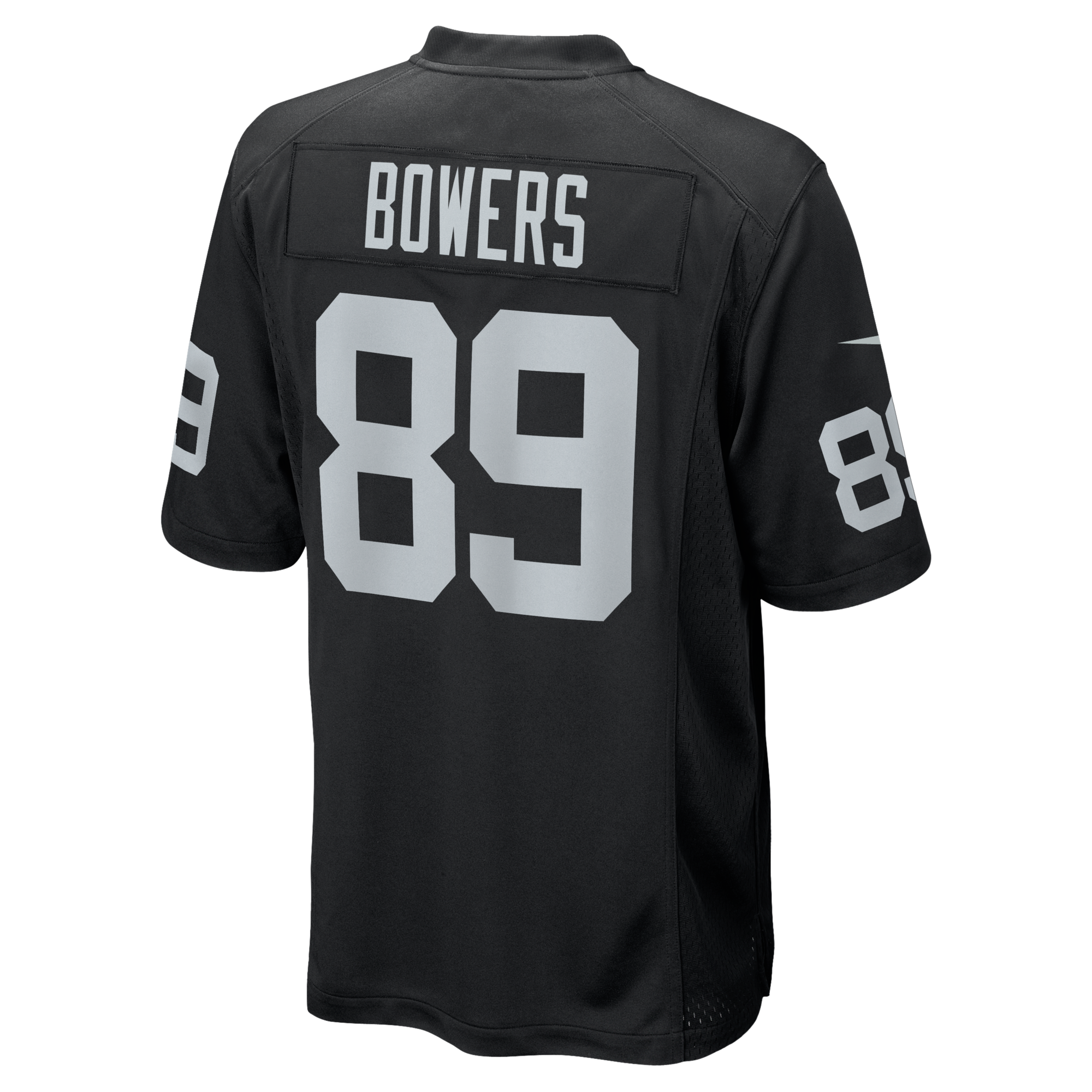 Las Vegas Raiders Brock Bowers Nike Black Player Game Jersey