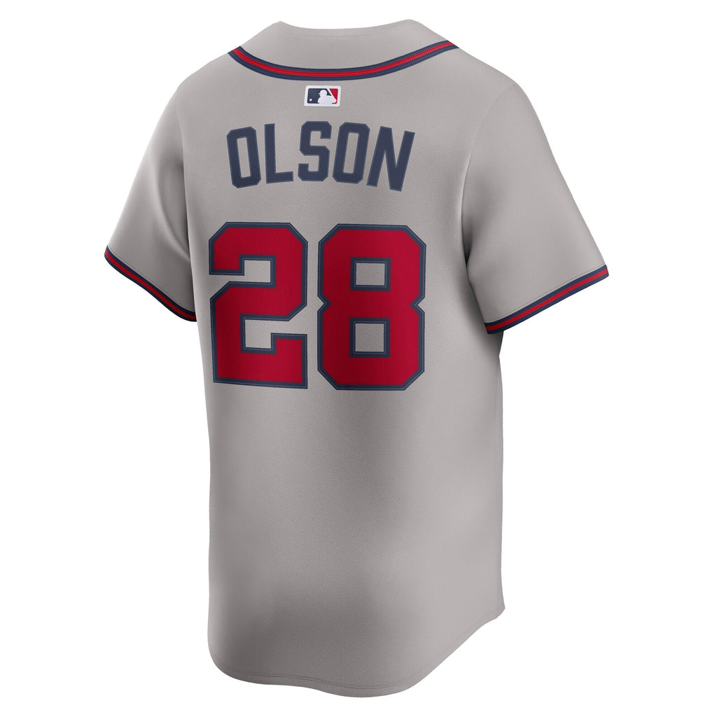 Atlanta Braves Matt Olson Nike Gray Road Limited Player Jersey