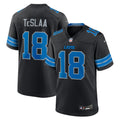 Detroit Lions Isaac TeSlaa Nike Black Alternate Game Player Jersey