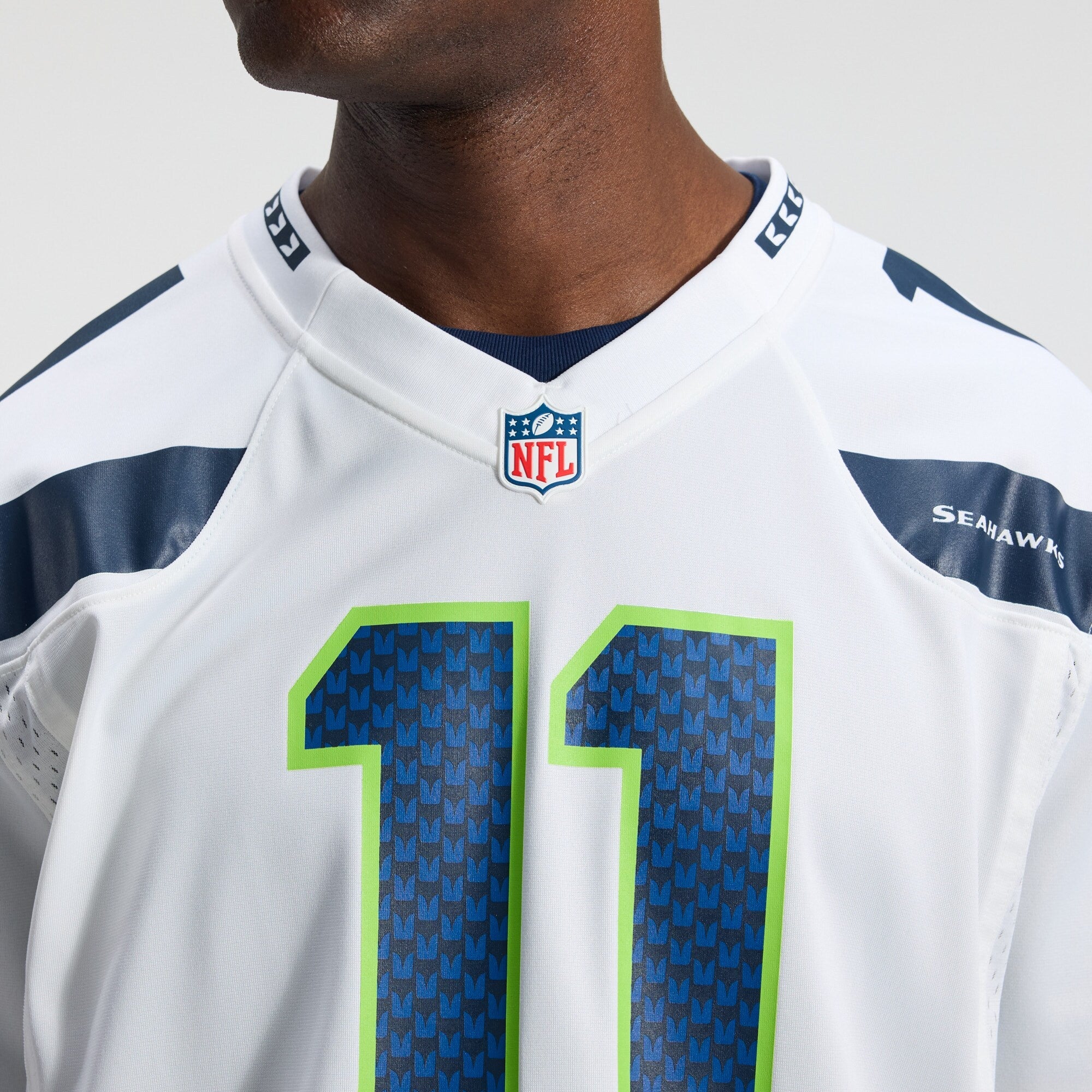 Seattle Seahawks Jaxon Smith-Njigba Nike White Game Jersey