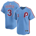 Philadelphia Phillies Bryce Harper Nike Light Blue Alternate Limited Player Jersey
