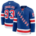 New York Rangers Mika Zibanejad Fanatics Blue Home Premium Jersey