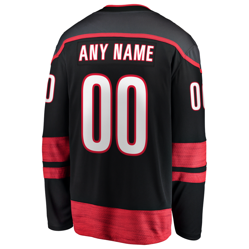 Carolina Hurricanes Fanatics Black 2026 Stanley Cup Final Home Breakaway Custom Jersey