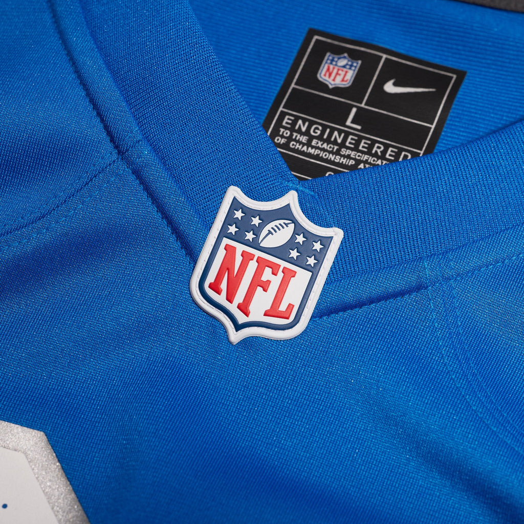 Detroit Lions Calvin Johnson Nike Blue Team Retired Game Jersey