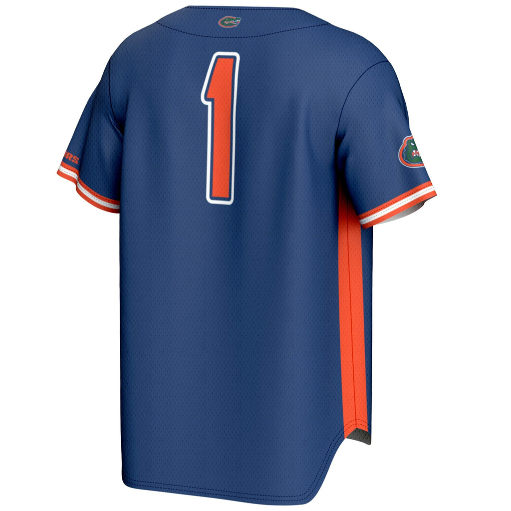 GameDay Greats #1 Royal Florida Gators Lightweight Baseball Jersey
