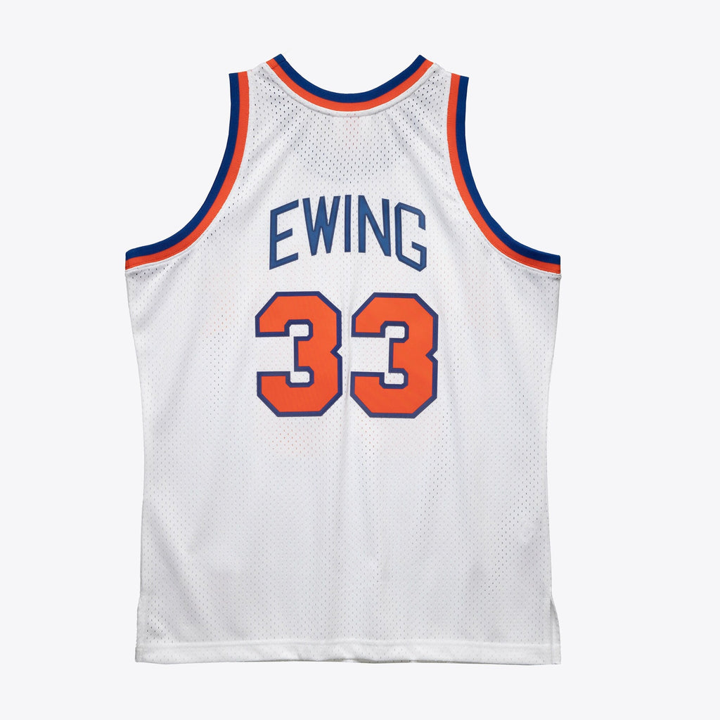 New York Knicks Mitchell & Ness Patrick Ewing 1985 Swingman Authentic Jersey - White
