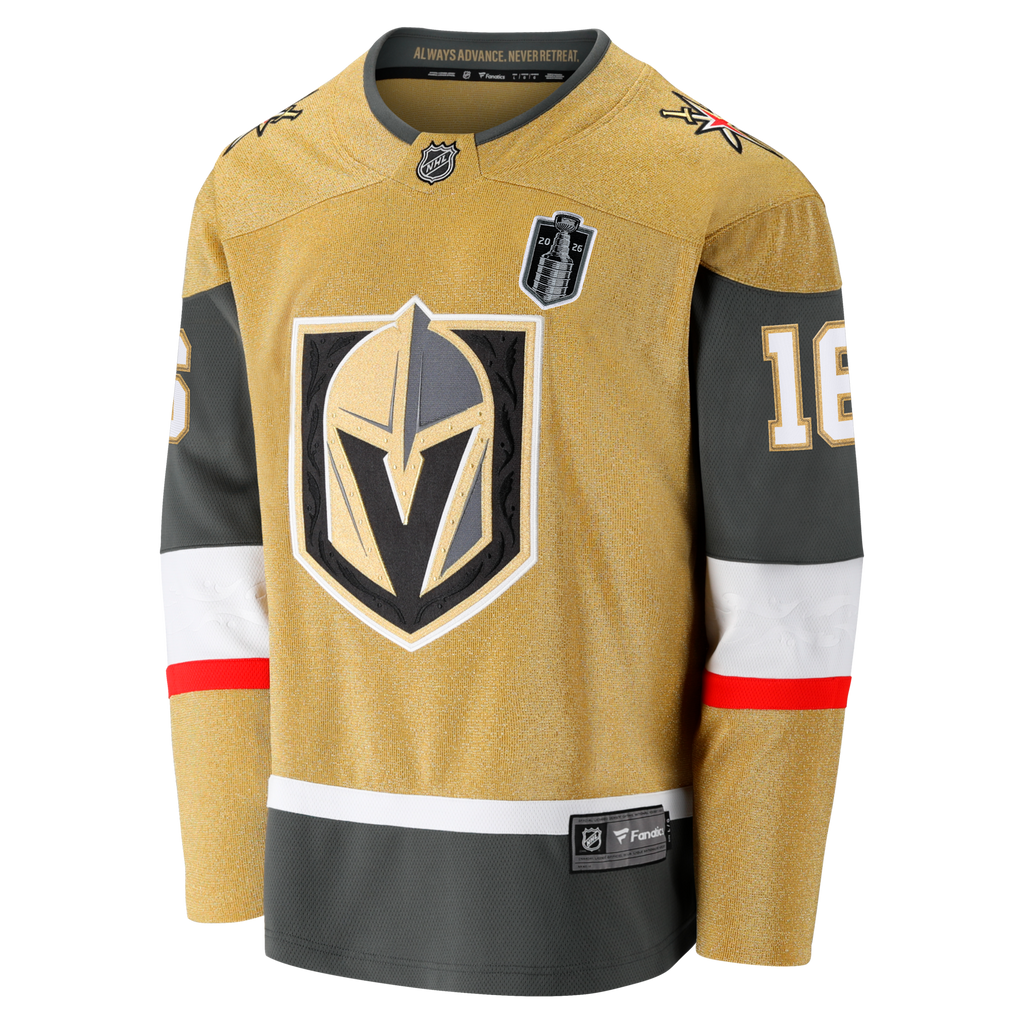 Vegas Golden Knights Pavel Dorofeyev Fanatics Gold 2026 Stanley Cup Final Breakaway Jersey